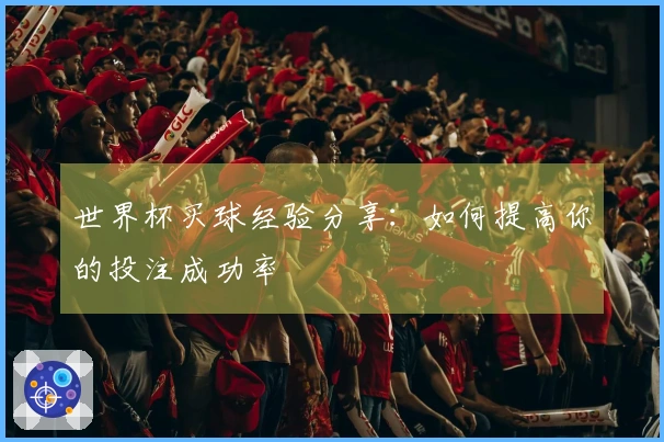 世界杯买球经验分享：如何提高你的投注成功率